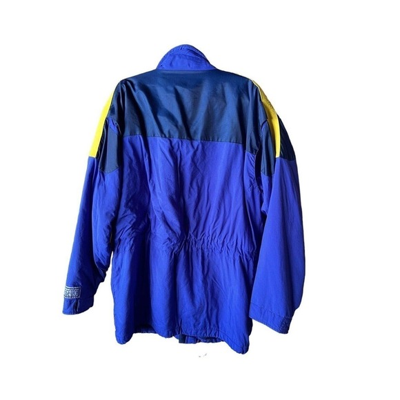 Vintage Mountain Goat Puffer Jacket Coat Blue size Medium - Picture 2 of 8
